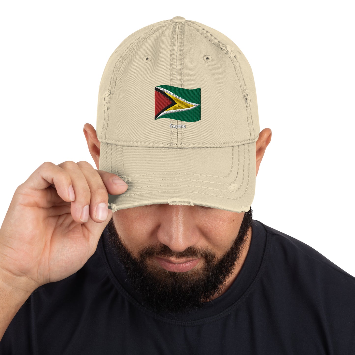 GUYANA Distressed Hat