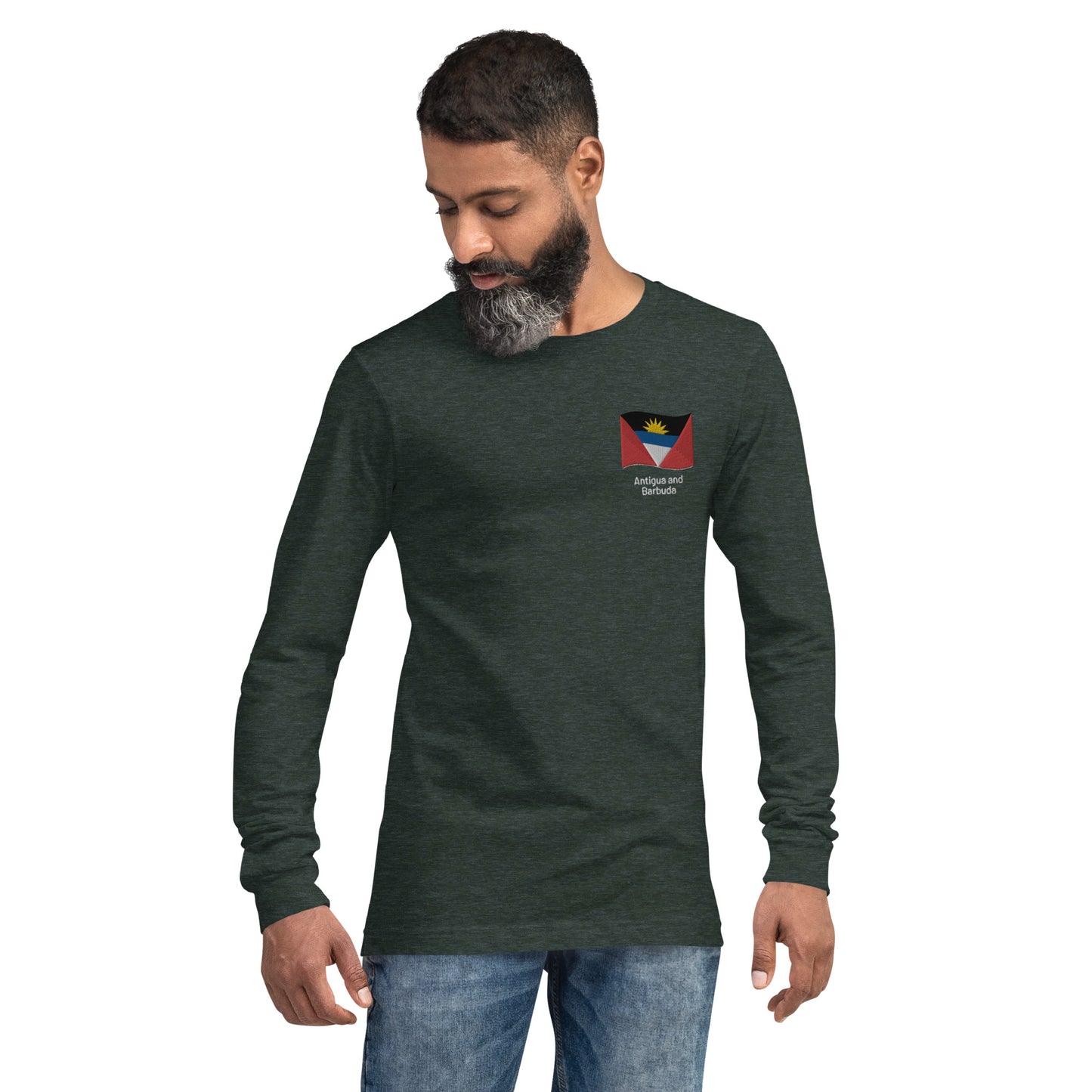 ANTIGUA & BARBUDA Unisex Long Sleeve Tee