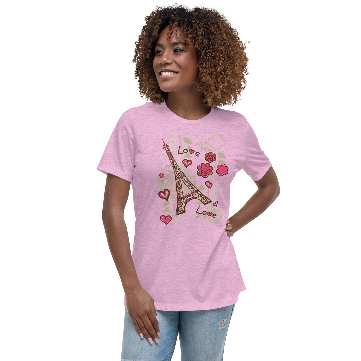 AMOUR PARISIEN T-shirt coupe relax femme