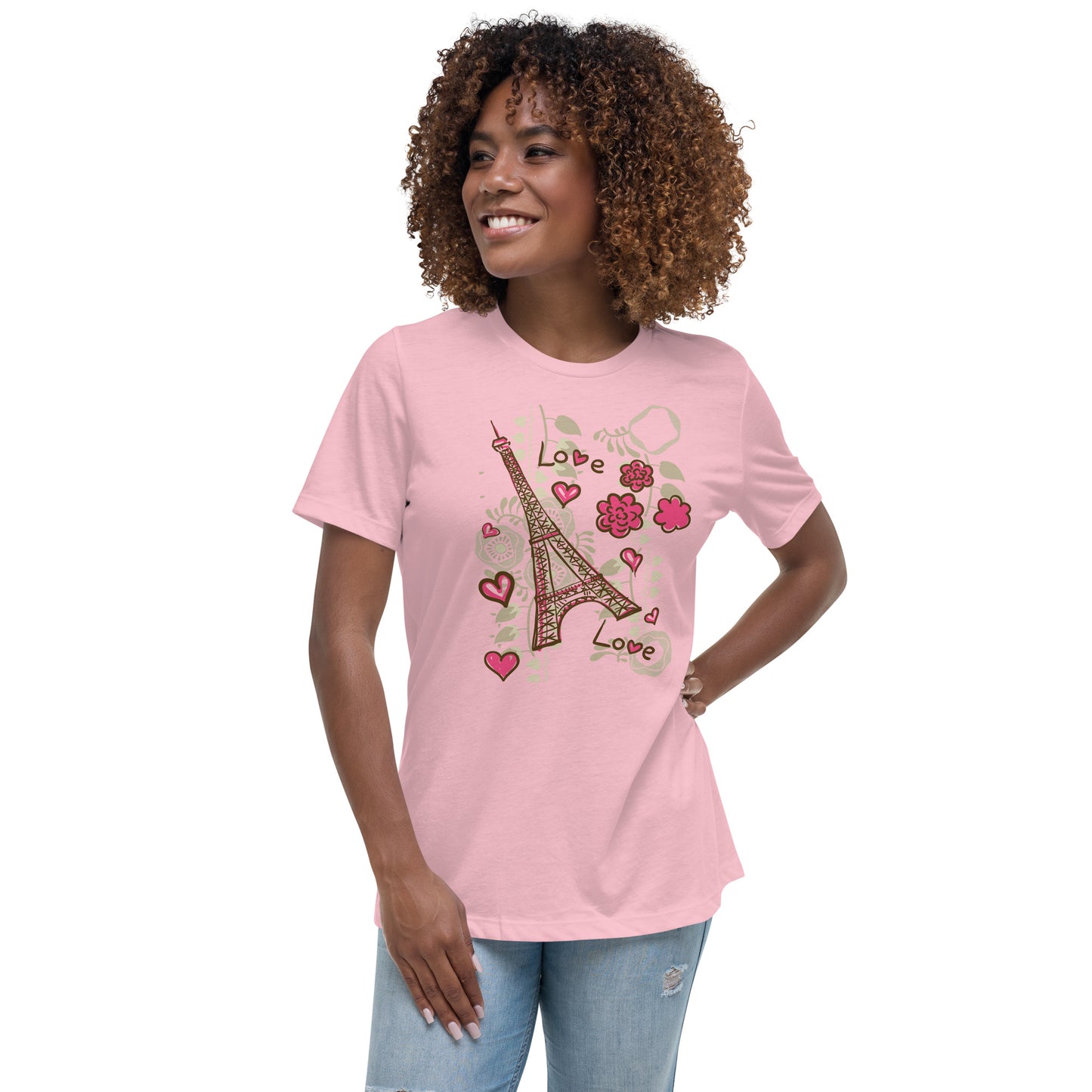 AMOUR PARISIEN T-shirt coupe relax femme